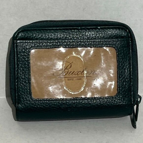 Buxton Women's Zip Around Accordion Multi Card Wallet Purse - Picture 2 of 9